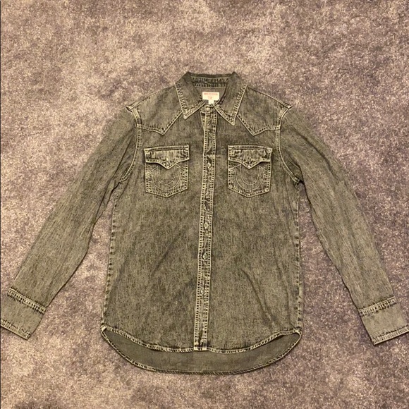 True Religion Long Sleeve Button Down - Picture 1 of 6